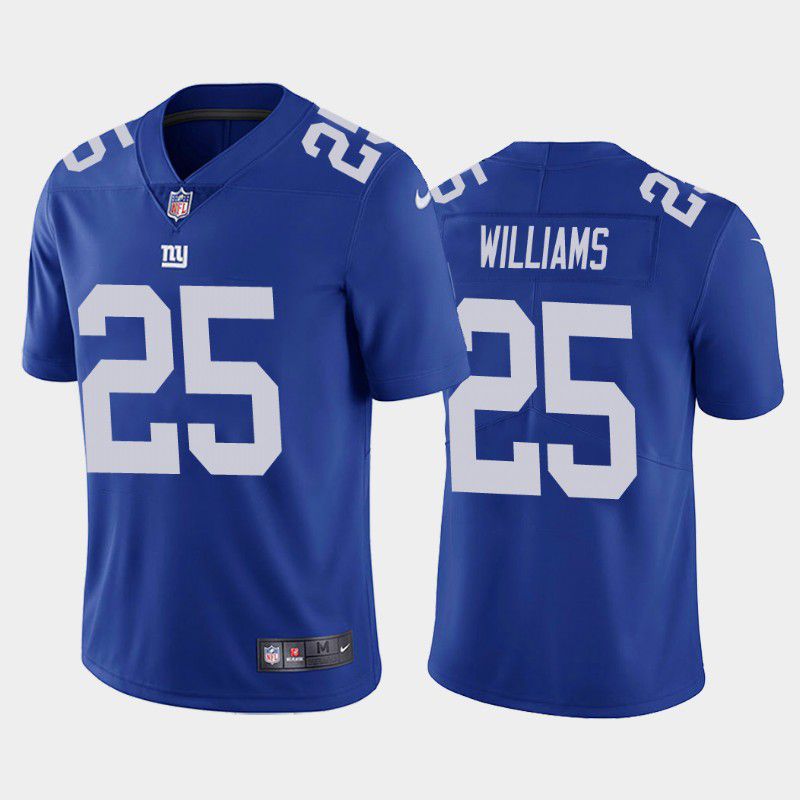 Men New York Giants #25 Rodarius Williams Nike Royal Vapor Limited NFL Jersey